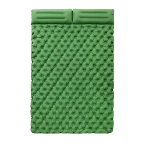 ZOLTA Camping Isomatte Selbstaufblasend für 2 Personen - Aufblasbare Isomatte 195x120x7cm - Kompakte wasserdichte luftmatratze Camping- Isomatte Ultraleicht - Grün von ZOLTA