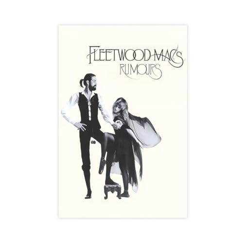 ZOLULA Fleetwood Mac Ästhetisches Poster auf Leinwand, Schlafzimmer, Dekoration, Sport, Landschaft, Büro, Raumdekoration, Geschenk, ungerahmt, 30 x 45 cm von ZOLULA