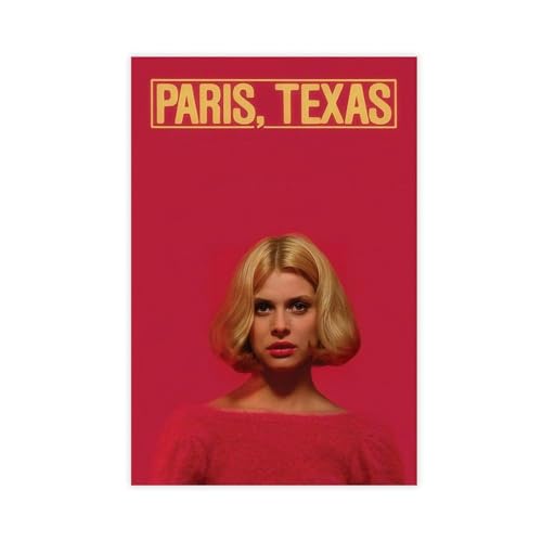 ZOLULA Paris, Texas – Filmposter auf Leinwand, Wandkunst, Dekor, Bild, Gemälde für Wohnzimmer, Schlafzimmer, Dekoration, ungerahmt, 60 x 90 cm von ZOLULA