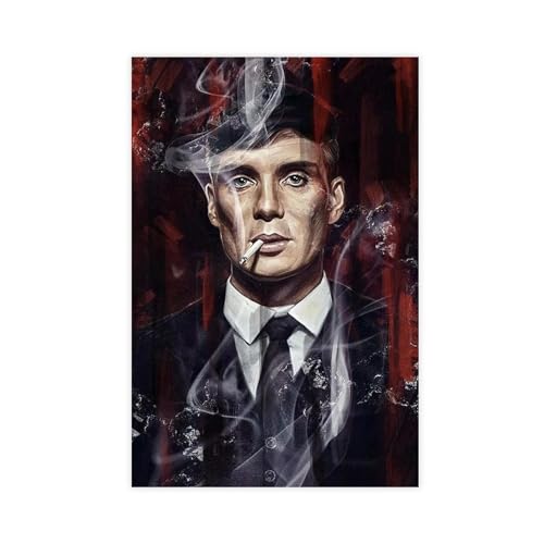 ZOLULA Peaky Blinders Poster, Leinwand, Poster, Wandkunst, Dekordruck, Bild, Gemälde für Wohnzimmer, Schlafzimmer, Dekoration, ungerahmt, 20 x 30 cm von ZOLULA