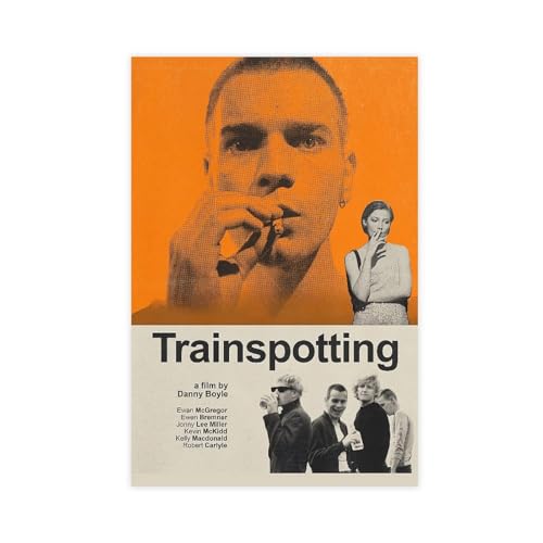 ZOLULA Poster für Mitte des Jahrhunderts Trainspotting Film Leinwand Poster Schlafzimmer Dekor Sport Landschaft Büro Zimmer Dekor Geschenk Unrahmen-Stil 20 x 30 cm von ZOLULA