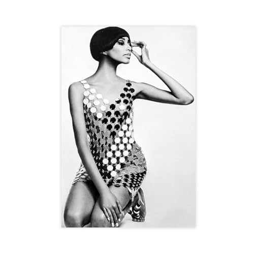 ZOLULA Poster mit schwarzem Supermodel und Schauspielerin Donyale Luna, Leinwand-Poster, Wandkunst, Dekordruck, Bild, Gemälde für Wohnzimmer, Schlafzimmer, Dekoration, ungerahmt, 20 x 30 cm ZOLULA Poster mit schwarzem Supermodel und Schauspielerin Donyale Luna, Leinwand-Poster, Wandkunst, Dekordruck, Bild, Gemälde für Wohnzimmer, Schlafzimmer, Dekoration, ungerahmt, 20 x 30 cm von ZOLULA