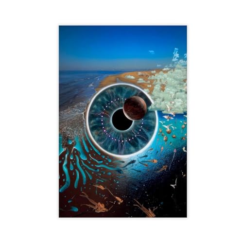 ZOLULA Pulse Pink Floyd – Album-Poster, Leinwand-Poster, Wandkunst, Dekor, Bild, Gemälde für Wohnzimmer, Schlafzimmer, Dekoration, ungerahmt, 60 x 90 cm von ZOLULA
