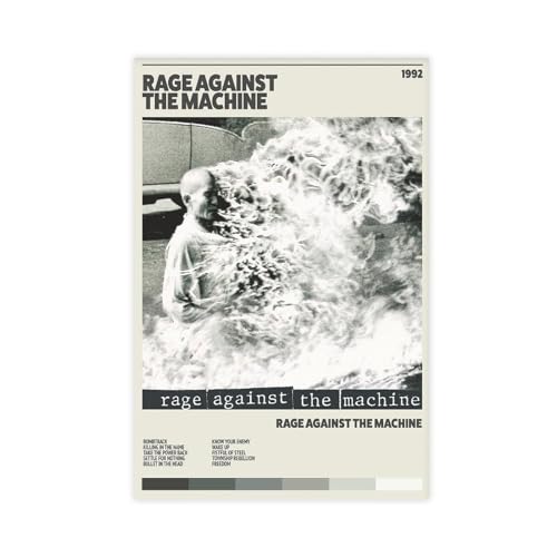 ZOLULA Rage Against The Machine – Musikalbum-Poster, Leinwand, Poster, Wandkunst, Dekordruck, Bild, Gemälde für Wohnzimmer, Schlafzimmer, Dekoration, ungerahmt, 30 x 45 cm ZOLULA Rage Against The Machine – Musikalbum-Poster, Leinwand, Poster, Wandkunst, Dekordruck, Bild, Gemälde für Wohnzimmer, Schlafzimmer, Dekoration, ungerahmt, 30 x 45 cm von ZOLULA