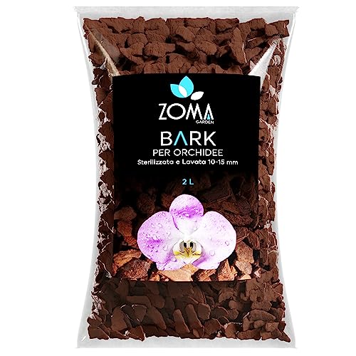 ZOMAGARDEN - Premium Orchideen-Bark - Natürliche Rinde für Orchideen - Gewaschen, Sterilisiert, 100% Ökologisch - 2/6 L von ZOMA