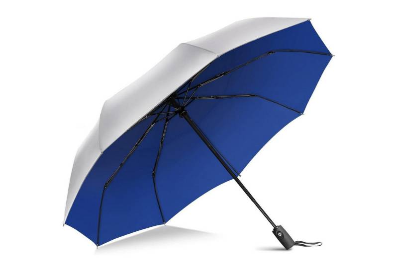 ZOMAKE Sonnenschirm Sonnenschirm UPF 50+ UV Schutz Regenschirm automatisch faltbar klein von ZOMAKE