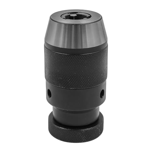 ZONADAH 1–16 mm Stahl selbstspannendes Schnellspannbohrfutter Bohrfutter automatisch verriegelndes Bohrfutter schlüssellos selbstspannender B16-Kegeldorn für Bohrdrehmaschine von ZONADAH