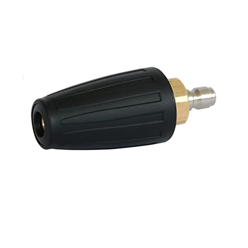 ZONADAH Max 3600 PSI 360 Grad drehbare Turbokopf-Sprühdüse für Hochdruckreiniger, Reinigungspistole (1/4 Zoll Schnellanschluss), Boden, Einfahrt, Terrassenreinigung von ZONADAH
