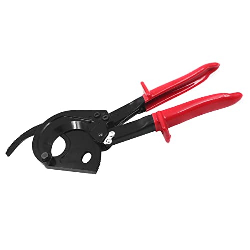 ZONADAH Selbsteinstellende Ratschen-Kabelschneider-Zange schneidet max. Aluminium-Kupferdraht-Schnitt-Drahtschneide-Ratschen-Handwerkzeug bis zu 240 mm2 von ZONADAH