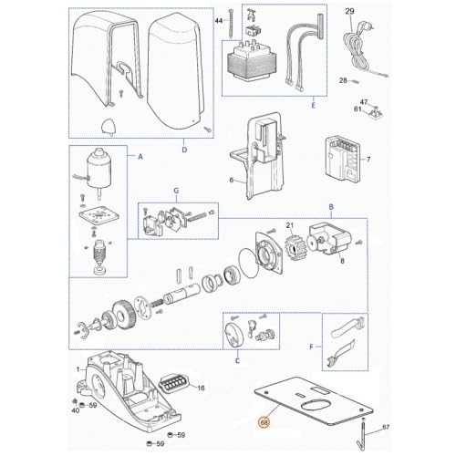 Nice PMD0679.4610 Robo-Stiftungsplatte Nice PMD0679.4610 Robo-Stiftungsplatte von ZONAPRO