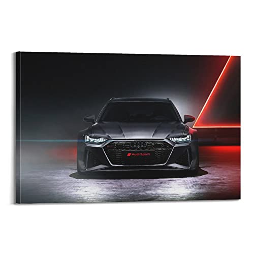 ZONDER Sportwagen-Poster für Audi RS6 Rennwagen, Supercar-Poster, dekorative Malerei, Leinwand, Wand- und Kunstdruck, moderne Familienschlafzimmer-Dekoration, 50 x 75 cm ZONDER Sportwagen-Poster für Audi RS6 Rennwagen, Supercar-Poster, dekorative Malerei, Leinwand, Wand- und Kunstdruck, moderne Familienschlafzimmer-Dekoration, 50 x 75 cm von ZONDER
