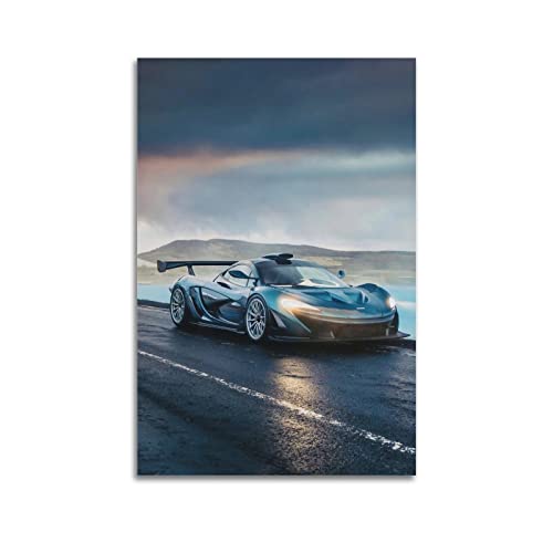 ZONDER Super-Auto-Poster für McLaren P1 Sportauto-Rennauto-Poster, dekoratives Gemälde, Leinwand, Wand- und Kunstbild, modernes Familien-Schlafzimmer, Dekoration, 60 x 90 cm von ZONDER