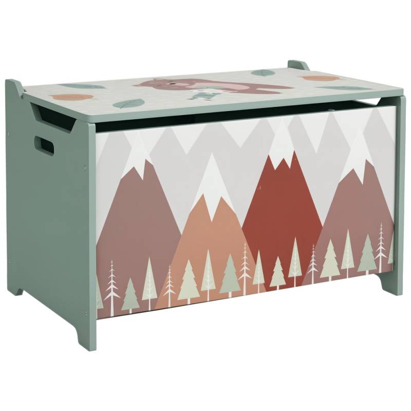 ZONEKIZ Spielzeugkiste Kindersitzbank MDF  60L x 37B x 39H cm von ZONEKiZ