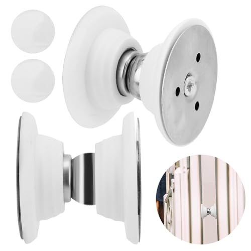 ZONJIE 2er Pack Türkeil Gummi - Türstopper Boden Wohnmobil-Türriegel Silikon Wohnmobil-Türhalter Magnetischer Türstopper ohne Stanzen für Wohnmobil, Bootsfächer, Wohnmobil-Zubehör von ZONJIE