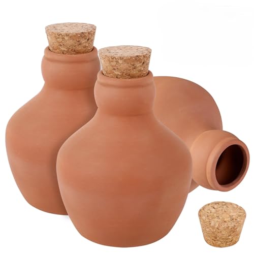 3er-Set Terracotta-Bewässerungskugeln für Gartenbeete - 540 ml Terrakotta Kugel Bewässerung, Bewässerungskugeln Ton, Gartenbeet-Bewässerung, weniger Wasserverlust 3er-Set Terracotta-Bewässerungskugeln für Gartenbeete - 540 ml Terrakotta Kugel Bewässerung, Bewässerungskugeln Ton, Gartenbeet-Bewässerung, weniger Wasserverlust von ZONJIE