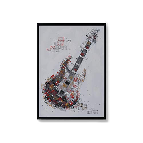 GITARA Leinwand handbemalt – 70 x 100 cm von ZONS