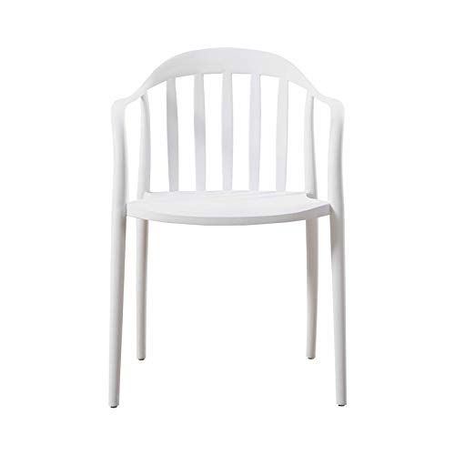 Zons 2er Set Zion Stuhl PP weiß stapelbar - außen oder innen von ZONS