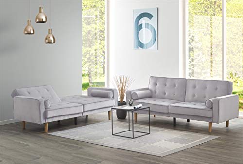 Zons NAT Schlafsofa, Schlafcouch, Stoff, ausziehbar, Beige von ZONS