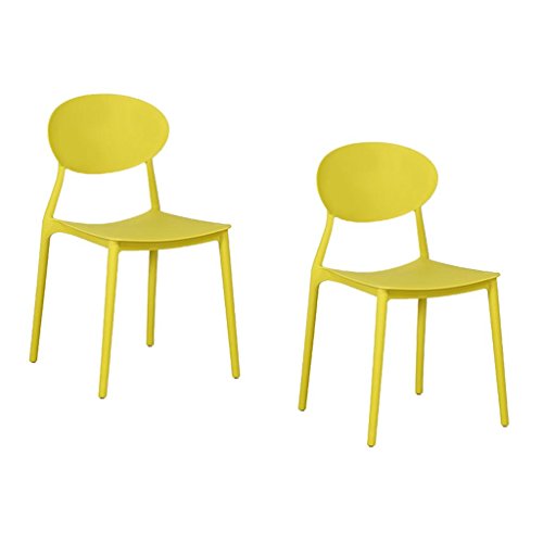 Zons Stuhl, gelb, 48x48x81 cm von ZONS