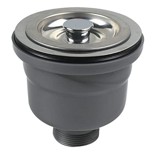 Abflusssieb für Spülbecken 110mm/114mm Kichen Spüle Baisn Sieb Abfall Ablauf Stopper Filter Spüle Abfall Kit Desodorierende Küche Spüle Küche(110mm) von ZONSHJDKR