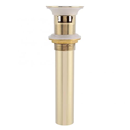 Abflusssieb für Spülbecken Bodenabläufe G1-1/4" Messing Badezimmer Waschbecken Waschbecken Up Ablauf Montage mit Überlauf Bad Abflüsse Sieb Küche(B) von ZONSHJDKR