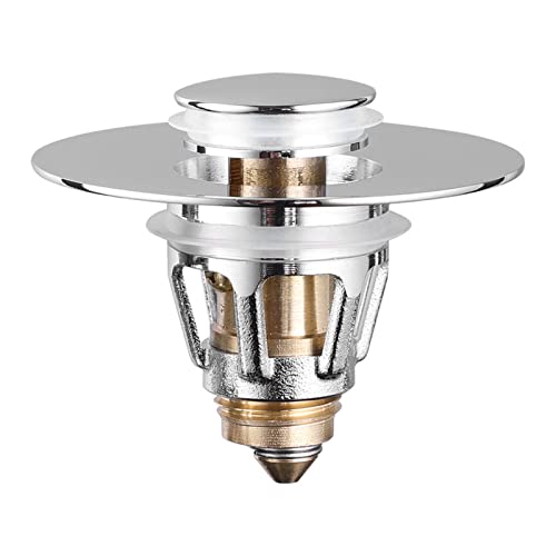 Abflusssieb für Spülbecken Bodenablauf Badezimmer Waschbeckenstöpsel Universal Becken Pop Up Abflussfilter Haarfänger Badewannenstöpsel Duschstöpsel Küchenspüle Sieb von ZONSHJDKR
