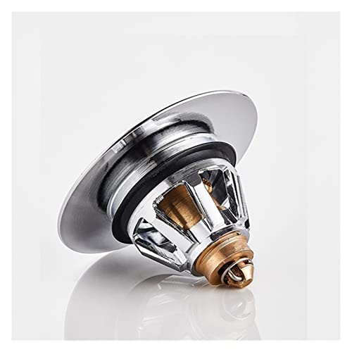 Abflusssieb für Spülbecken Edelstahl Universal Waschbecken Pop-up-Abflussfilter Haarfänger Badewanne Stopper Filter Dusche Stecker Küche Küche Spüle Sieb von ZONSHJDKR