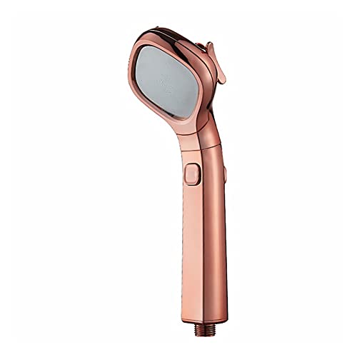 Duschköpfe Duschkopf Home Hotel Badezimmer Filter Duschkopf 4-Gang Hochdruck Wassersparend ABS Duschkopf Badezimmer Wasserhahn Zubehör Duschkopf(Rose Gold) von ZONSHJDKR