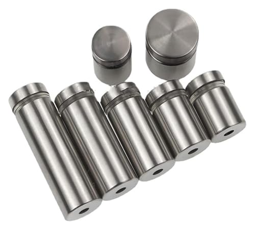 Glasbefestigungen 10 STÜCKE Glasverschlüsse 12mm Edelstahl Acryl Werbung Abstandshalter Pin Nägel Billboard Befestigungsschrauben Hardware(12x70mm) von ZONSHJDKR