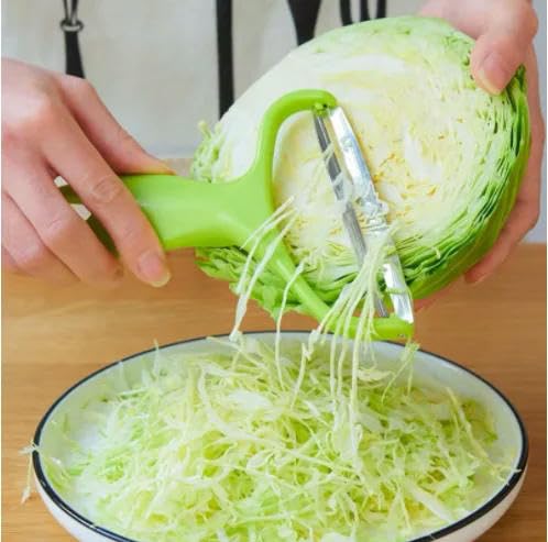 Gurkenschneider Küchenwerkzeug Gemüse Obst Multifunktions-Spiralschredder Schäler Manuelle Kartoffelkarotten Rettich Rotierende Reibe Küchenzubehör-01(1) von ZONSHJDKR