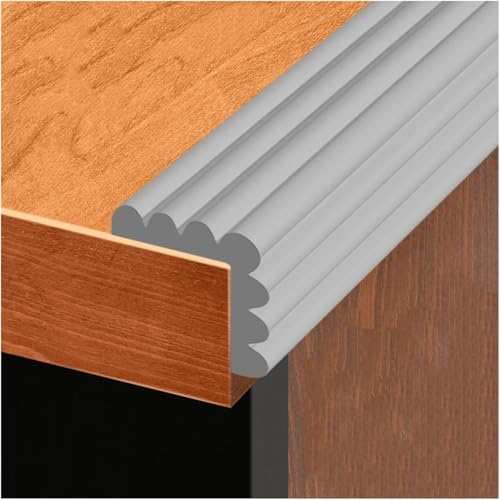 Kantenschutz Ecken- und Kantenschutz, Schutzschutz mit doppelseitigem Klebeband, Eckpolster for Tisch, Kamin, Arbeitsplatte(Gray,5pcs) von ZONSHJDKR
