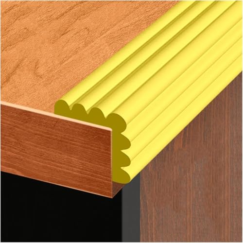 Kantenschutz Ecken- und Kantenschutz, Schutzschutz mit doppelseitigem Klebeband, Eckpolster for Tisch, Kamin, Arbeitsplatte(Yellow,2pcs) von ZONSHJDKR