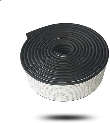 Kantenschutz Eckkanten-Stoßstangenschutz, Proof-Schaumstoff-Polsterschutz, selbstklebender Möbelkanten-Polsterstreifen, Proofing-Set for die Couchtischküche(Black,3pcs) von ZONSHJDKR
