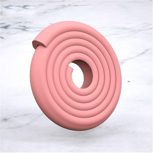 Kantenschutz Guards Proof Schaumstoffpolsterung, stark klebender, vorgeklebter Stoßfänger, Kantenschutz, Eckenschutz, Caring Proofing Set for scharfe Kanten, Tisch, Schreibtisch(Pink,2pcs) von ZONSHJDKR
