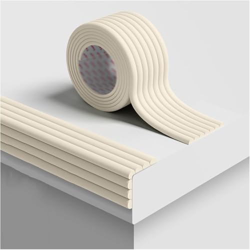 Kantenschutz Kantenschutz, selbstklebender Kantenschutz, DIY-Stoßfänger for Tischkanten und scharfe Ecken(White B,2m) von ZONSHJDKR