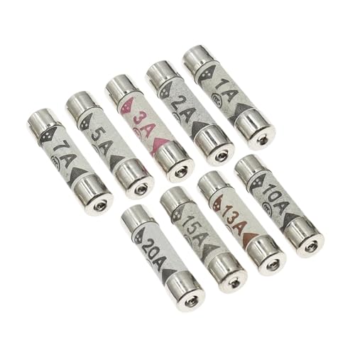 Keramische Haushalts-Netzsicherung 10 STÜCKE Sicherungen BS1362 6 * 25 6X25 MM 1A 2A 3A 5A 10A 13A 15A 20A 240 V(20A) von ZONSHJDKR