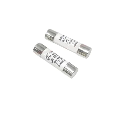 Keramische Haushalts-Netzsicherung 10 Stücke 10 * 38mm 500V 0,5A 1A 2A 3A 4A 5A 6A 8A 10A 16A 20A 25A 32A 40A RO15 500V(2A) von ZONSHJDKR