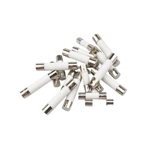 Keramische Haushalts-Netzsicherung 50 Stücke 5 × 20/6 * 30mm Flinke Sicherung 250V 0,5A 1A 2A 2,5A 3A 3,15A 4A 5A 6A 6,3A 8A 10A 15A 20A 25A 30A(8A) von ZONSHJDKR