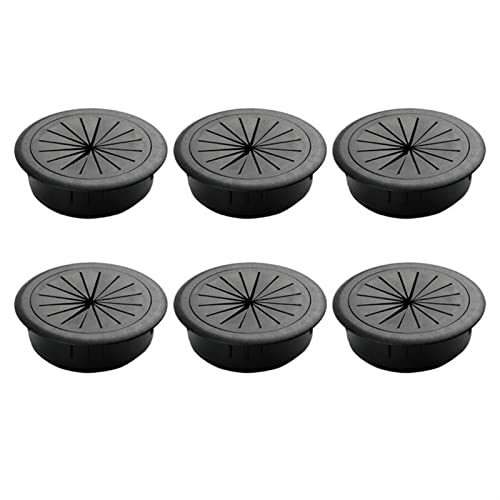 ZONSHJDKR Desktop-Dichtung 12Pcs Schreibtisch Kabel Draht Tülle PC Computer Schreibtisch Kabel Loch Abdeckung Organisatoren(Black) von ZONSHJDKR