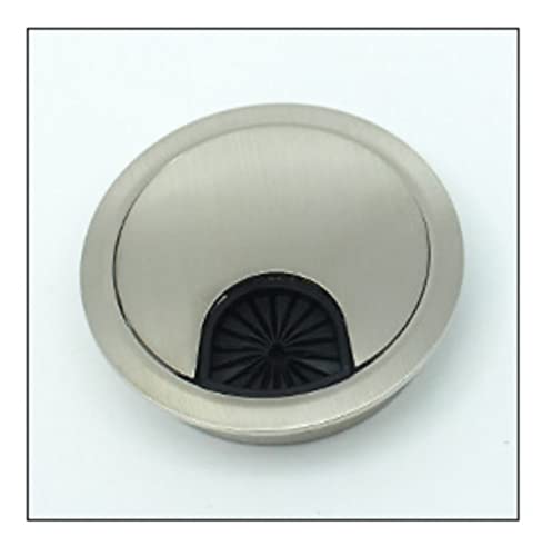 ZONSHJDKR Desktop-Dichtung 5 STÜCKE/Computer Tülle Tisch Kabel Outlet Möbel Hardware Zink-Legierung Schreibtisch Draht Loch Abdeckung(Brush,60mm) von ZONSHJDKR