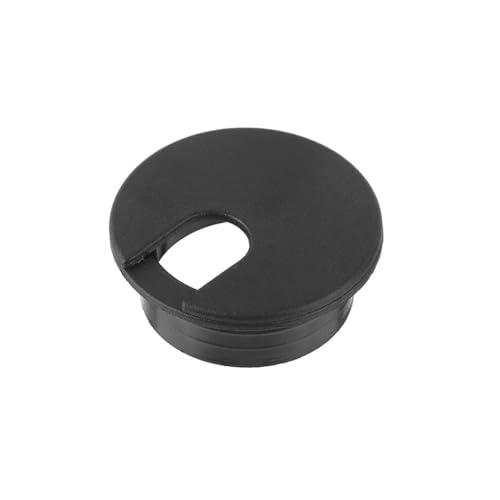ZONSHJDKR Desktop-Dichtung 8 STÜCKE Kabellochabdeckung 35 mm/50 mm Computertülle Leitungskasten Schreibtisch Tisch Kabelverschluss Kabelklemme Organizer Home Hardware(Black,35mm) von ZONSHJDKR