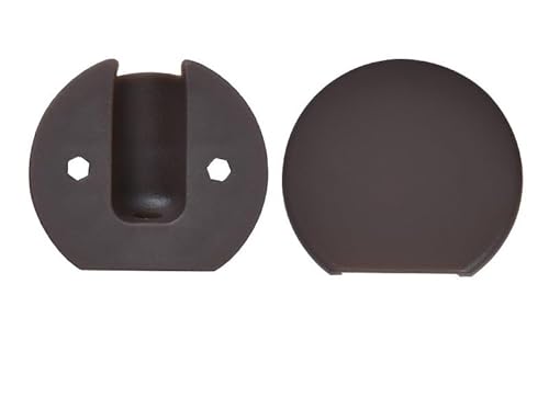 ZONSHJDKR Desktop-Dichtung Schreibtisch Draht Loch Abdeckung Basis Computer Tisch Stecker Tülle Kabel Linie Box Möbel Hardware(Coffee) von ZONSHJDKR