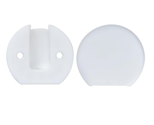 ZONSHJDKR Desktop-Dichtung Schreibtisch Draht Loch Abdeckung Basis Computer Tisch Stecker Tülle Kabel Linie Box Möbel Hardware(White) von ZONSHJDKR