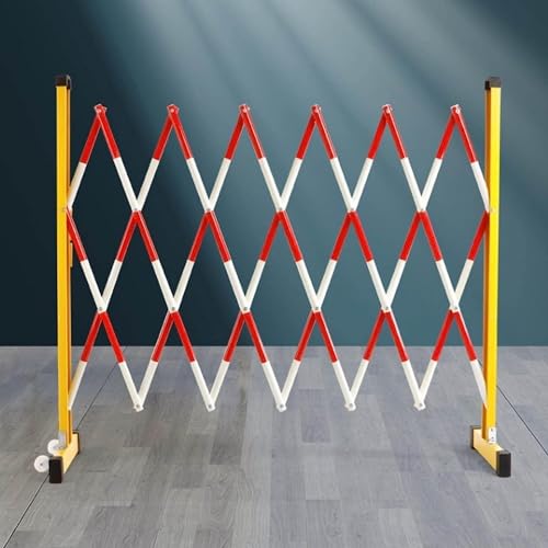 ZONSHJDKR Einziehbarer Zaun Klare Meldung, DASS der Zugang for Bereich verboten ist. Rot, 1,2 x 5m(Yellow,1.2 * 5M) von ZONSHJDKR