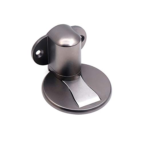 ZONSHJDKR Magnetischer Türstopper Bodentürstopper, Türabsaugung, Einstellbarer Türwiderstand, unsichtbarer Saugtürpuffer for das Home Office Commercial(Gray) von ZONSHJDKR