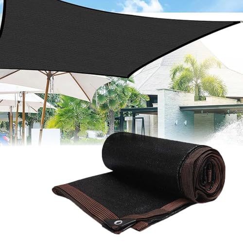 ZONSHJDKR Schattentuch Pergola-Schattenabdeckung mit verstärkter Öse, Sonnenschutznetz, langlebige Netzplane for Gewächshaus-Hühnerstall(2x10m(6.5x33ft)) von ZONSHJDKR