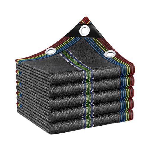 ZONSHJDKR Schattentuch Pergola-Schattenüberdachung, atmungsaktive Mesh-Plane mit Ösen, for Pflanzen, Garten, Carport, Hundehütte(6.5X33ft/2X10m) von ZONSHJDKR