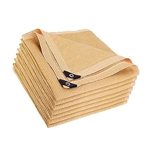 ZONSHJDKR Schattentuch Sonnenschutznetz mit Ösen for Gewächshaus, Sichtschutzzaun for Terrasse, Schattennetzplane for Garten(3X13ft/1X4m) von ZONSHJDKR