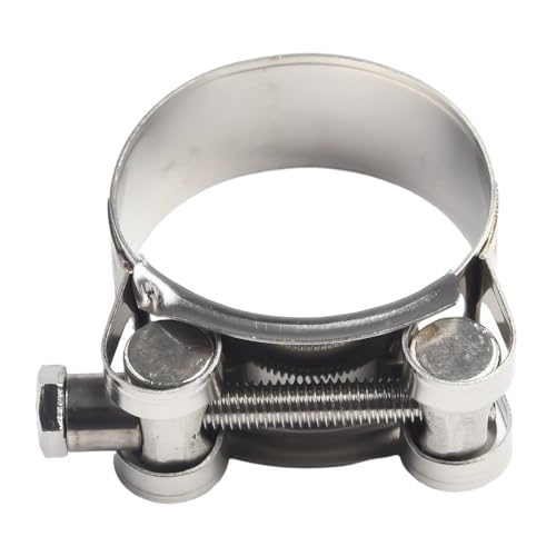 ZONSHJDKR Schlauchschellen Schlauchschellen, Edelstahl, robuste T-Clips for Motoransaugschläuche und Abgassystemschellen(26 28mm) von ZONSHJDKR