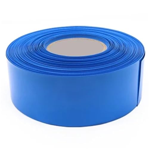 ZONSHJDKR Schrumpfschläuche 1 Meter 85 mm ~ 350 18650 Schrumpfschlauch, Wickelhülle, PVC-Schrumpfschlauch, Folienhülle, Hülle, Stück(Blue,150mm) von ZONSHJDKR